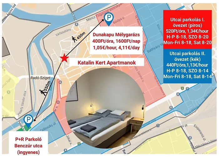 Rum i privatbostad Katalinkert 12 Győr
